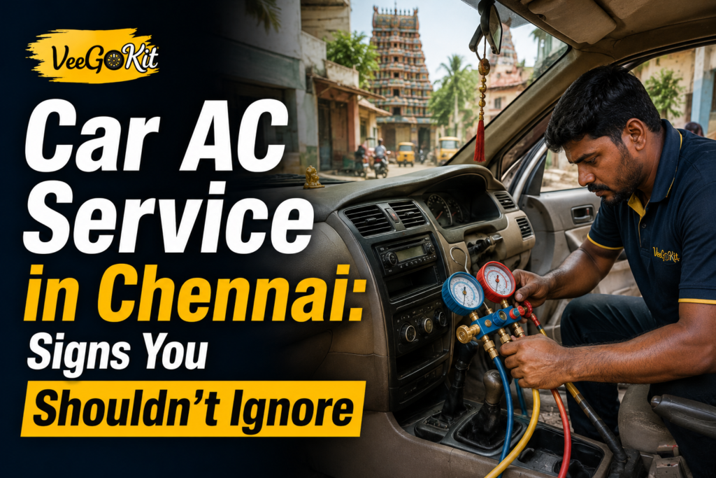 Professional car AC inspection and repair service at home in Chennai