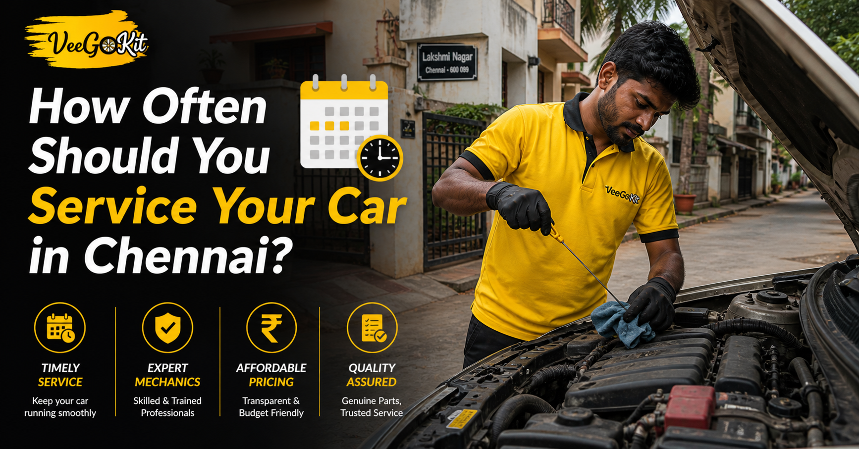 Car maintenance service at home in Chennai by professional mechanic